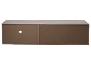 TV-Rack TV-Board Lowboard 43x180x41cm Eiche-Optik weiss