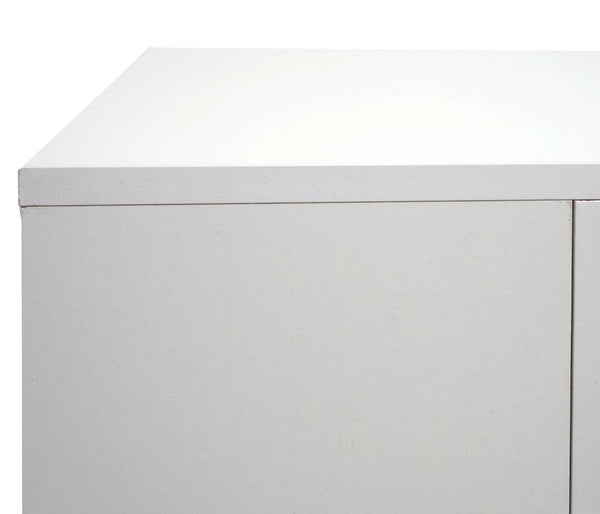 TV-Rack TV-Board Lowboard 50x144x40cm Hochglanz weiss