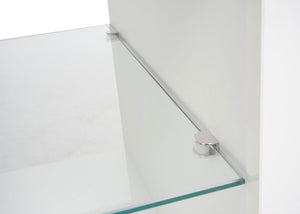 TV-Rack TV-Board Lowboard 50x144x40cm Hochglanz weiss