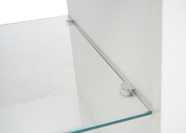 TV-Rack TV-Board Lowboard 50x144x40cm Hochglanz weiss