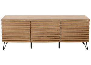 TV-Rack Lowboard TV-Schrank 3D-Design 52x142x44cm natur