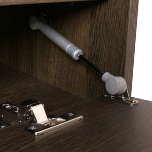 TV-Rack Lowboard TV-Schrank skandinavisch 50x120x40cm dunkelbraun