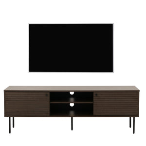 TV-Rack Lowboard TV-Schrank skandinavisch 50x150x40cm dunkelbraun