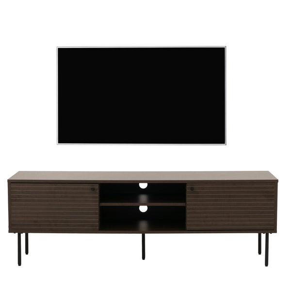 TV-Rack Lowboard TV-Schrank skandinavisch 50x150x40cm dunkelbraun