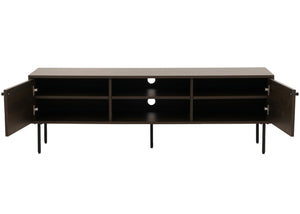 TV-Rack Lowboard TV-Schrank skandinavisch 50x150x40cm dunkelbraun