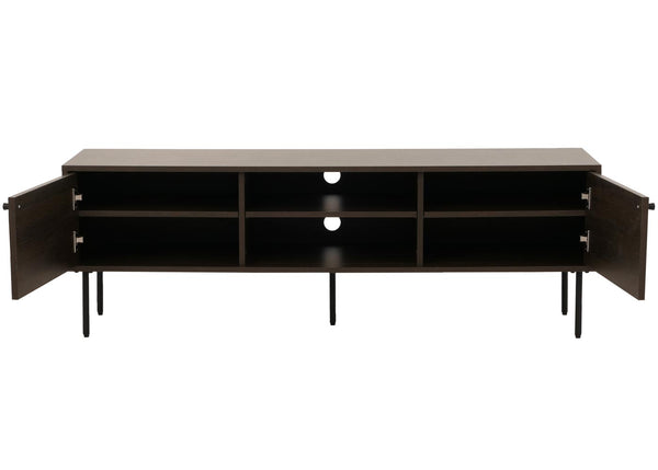 TV-Rack Lowboard TV-Schrank skandinavisch 50x150x40cm dunkelbraun