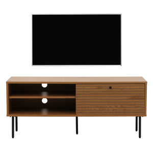 TV-Rack Lowboard TV-Schrank skandinavisch 50x120x40cm natur