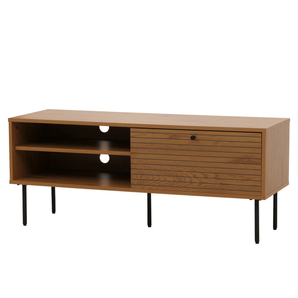 TV-Rack Lowboard TV-Schrank skandinavisch 50x120x40cm natur