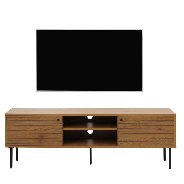 TV-Rack Lowboard TV-Schrank skandinavisch 50x150x40cm natur