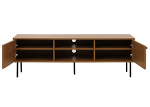 TV-Rack Lowboard TV-Schrank skandinavisch 50x150x40cm natur