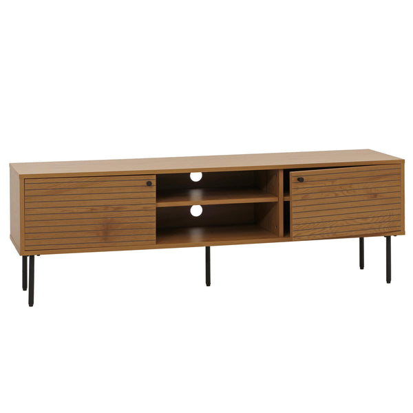 TV-Rack Lowboard TV-Schrank skandinavisch 50x150x40cm natur
