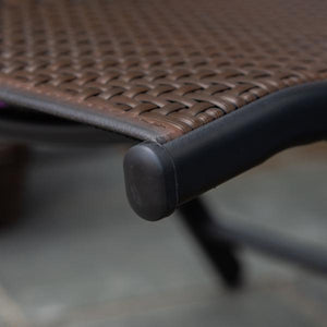 Liegestuhl aus Rattan zusammenklappbar