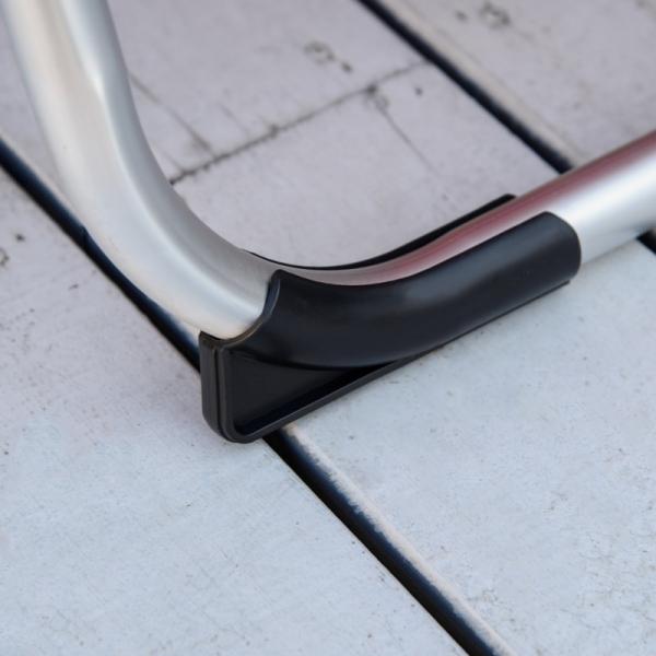 Sonnenliege Gartenliege Alu Relaxliege 5-fach verstellbar faltbar ergonomisch Rot