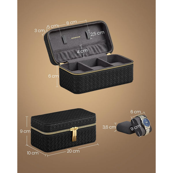 Watch travel case, storage case for watches