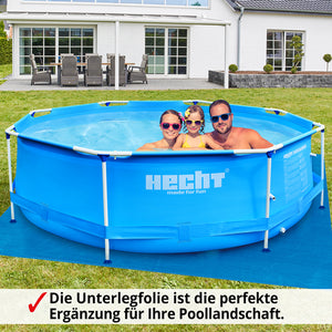 Unterlegfolie 309x309cm Untergrundplane für Pools