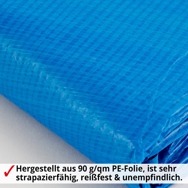 Unterlegfolie 309x309cm Untergrundplane für Pools