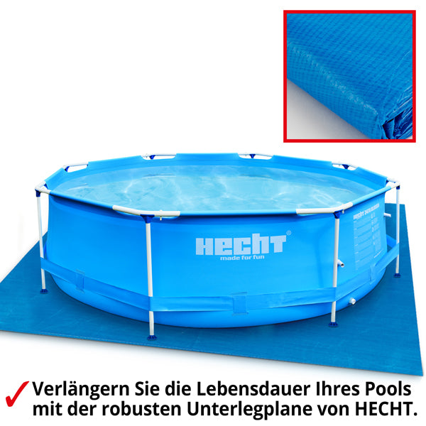 Unterlegfolie 309x309cm Untergrundplane für Pools