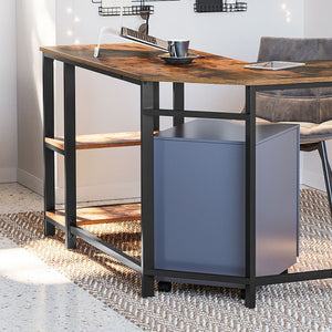 VASAGLE Industrie Look Eckschreibtisch