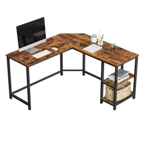 VASAGLE Industrie Look Eckschreibtisch