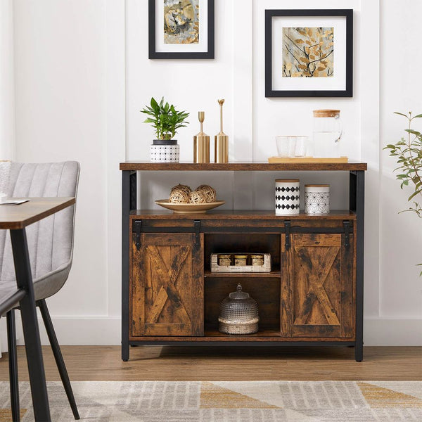 VASAGLE Sideboard, Küchenschrank Vintage Look