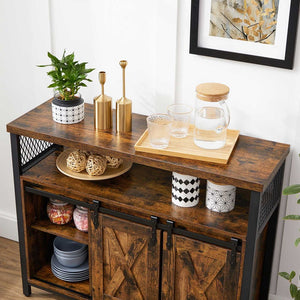 VASAGLE Sideboard, Küchenschrank Vintage Look
