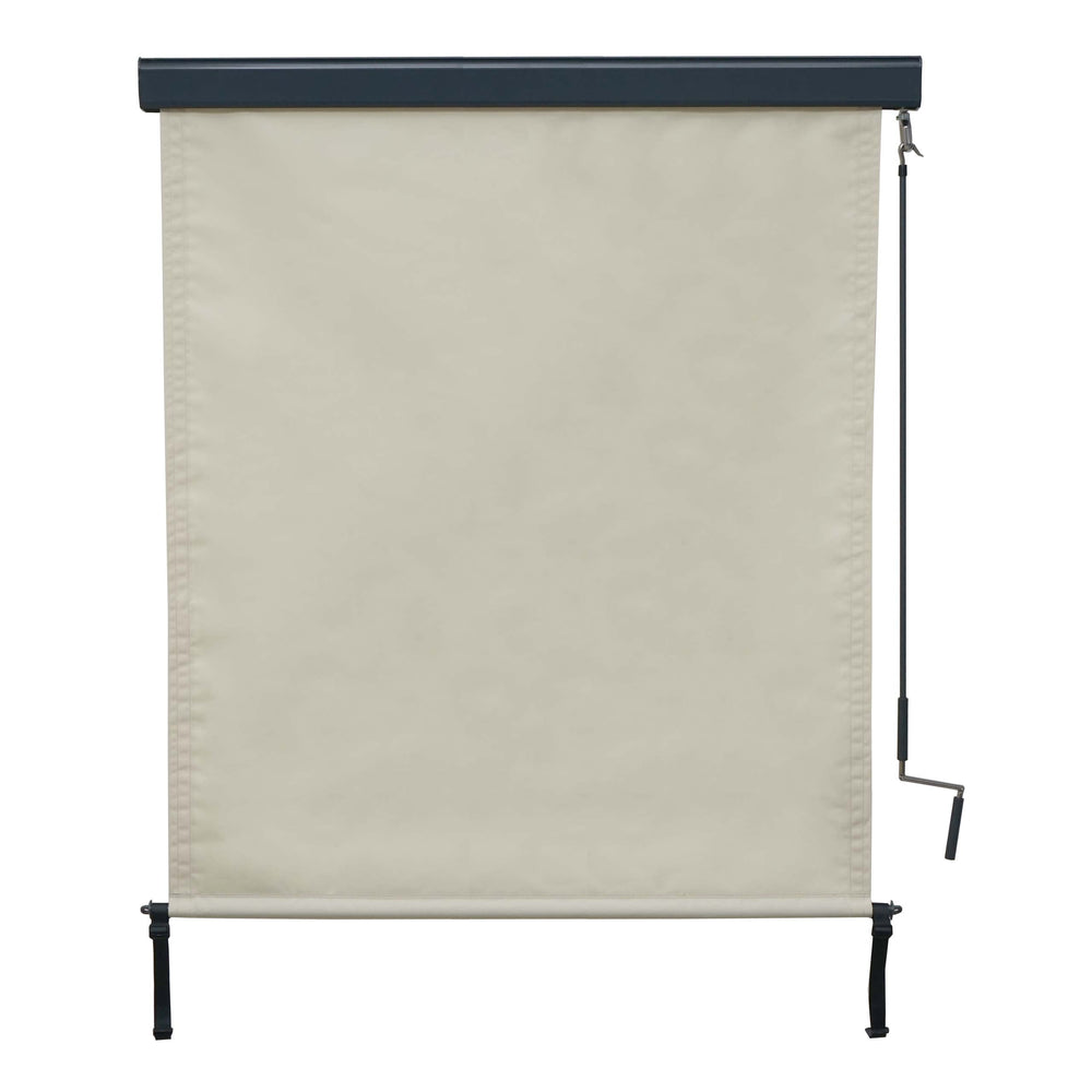 Sichtschutz Vertikalmarkise Aussenrollo UV-Schutz 250x140cm Creme