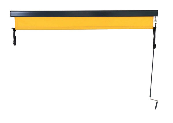 Vertikalmarkise gelb 250x180cm UV-Schutz 50 Sichtschutz Aussen
