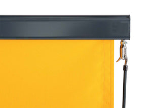 Vertikalmarkise gelb 250x180cm UV-Schutz 50 Sichtschutz Aussen