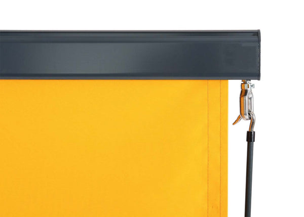 Vertikalmarkise gelb 250x180cm UV-Schutz 50 Sichtschutz Aussen