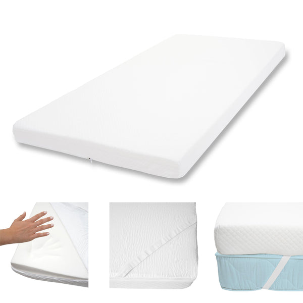 Viscoschaum Matratzentopper Matratzenauflage 10cm 90x200cm