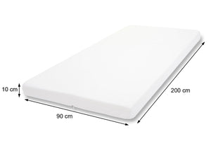 Viscoschaum Matratzentopper Matratzenauflage 10cm 90x200cm