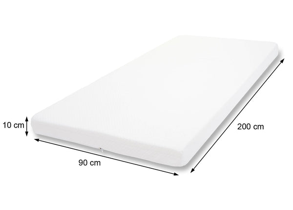 Viscoschaum Matratzentopper Matratzenauflage 10cm 90x200cm