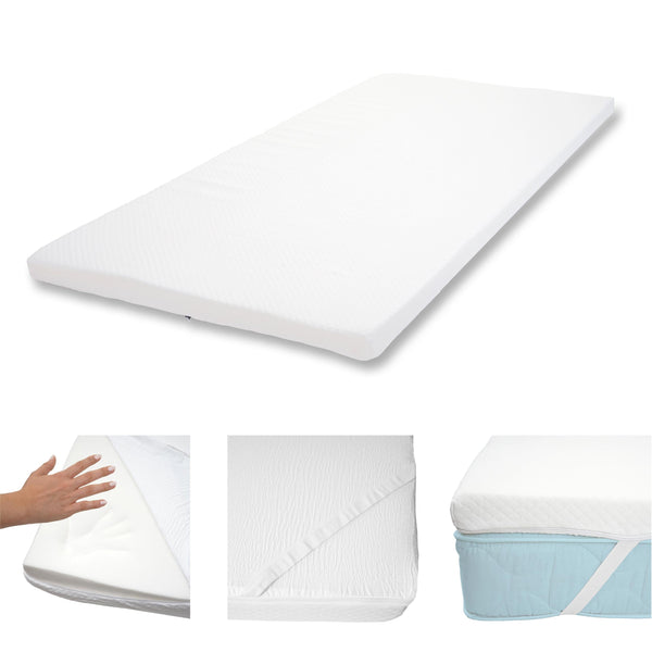 Viscoschaum Matratzentopper Matratzenauflage 6cm 90x200cm