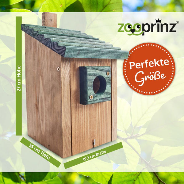 Vogelhaus Nistkasten NaturNest Pultdach – wetterfest & robust für Wildvögel