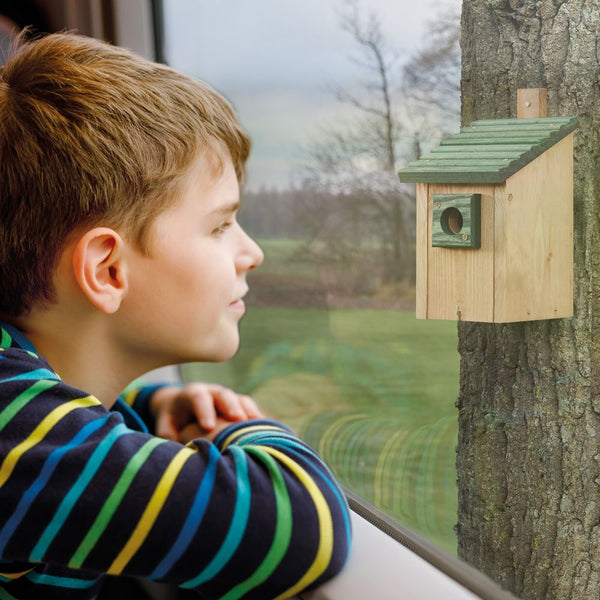 Vogelhaus Nistkasten NaturNest Pultdach – wetterfest & robust für Wildvögel