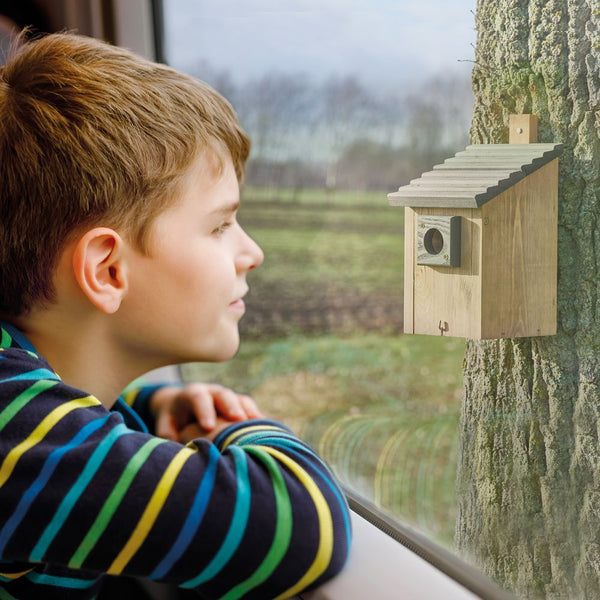 Vogelhaus Nistkasten NaturNest Pultdach – wetterfest & robust für Wildvögel