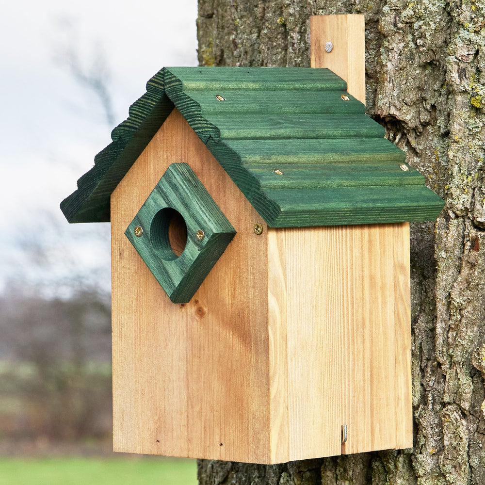 Vogelhaus Nistkasten NaturNest Satteldach – wetterfest & robust für Wildvögel
