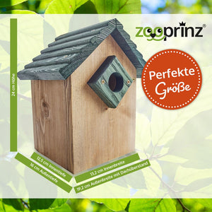 Vogelhaus Nistkasten NaturNest Satteldach – wetterfest & robust für Wildvögel