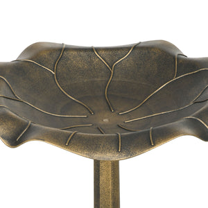Vogeltränke winterfest stabil für den Garten Vintage Design Bronze