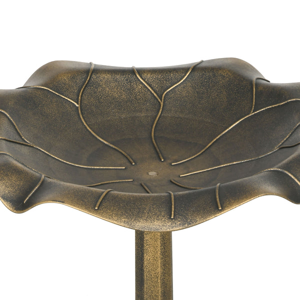Vogeltränke winterfest stabil für den Garten Vintage Design Bronze