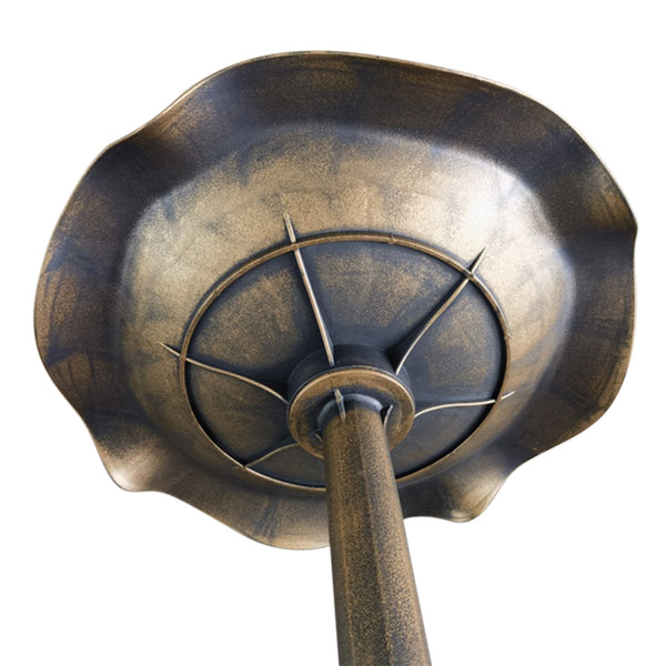 Vogeltränke winterfest stabil für den Garten Vintage Design Bronze