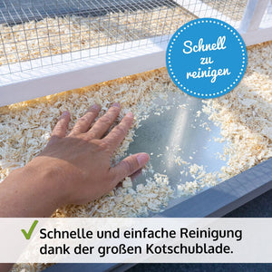 Vogelvoliere Aria – wetterfest, gross & pflegeleicht für Balkon & Garten