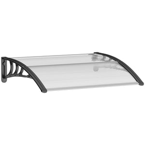 Vordach Haustür Polycarbonat 75x100cm Transparent