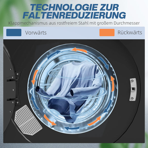 Wäschetrockner kompakt mit 6 Programmen und Touch-Bedienung 3kg