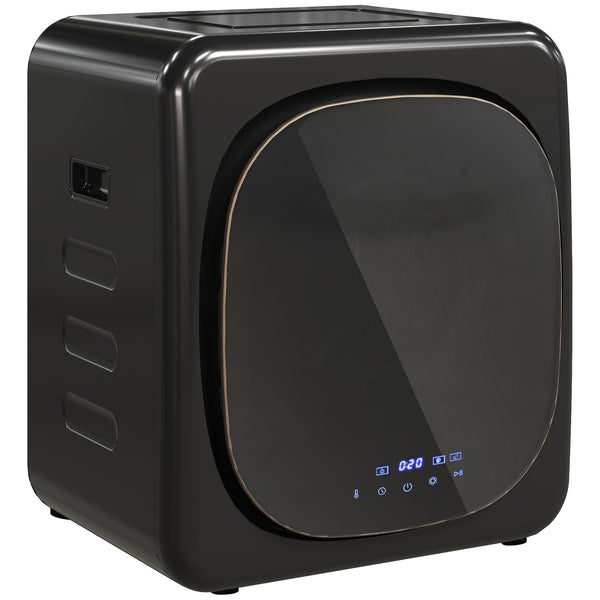 Wäschetrockner kompakt mit UV-Desinfektion 4kg Edelstahl Schwarz