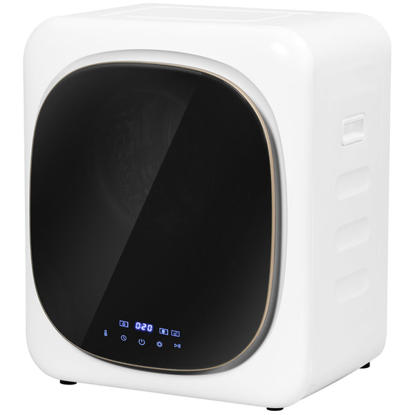 Wäschetrockner kompakt mit UV-Desinfektion 4kg Edelstahl weiss