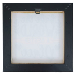 Wandbild Set 4-teilig Holz Leinwand Sprüche Family Home 30x30cm