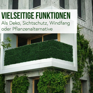 Wandpaneel künstliche Pflanzen 1m² für Terrasse & Balkon