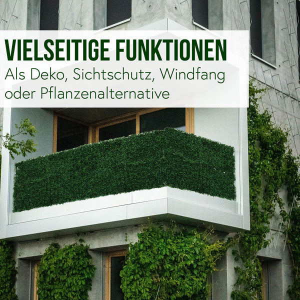 Wandpaneel künstliche Pflanzen 1m² für Terrasse & Balkon