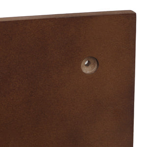 Wandpaneel Wandregal Steckboard Lochplatte 4 Ebenen 100x50cm braun